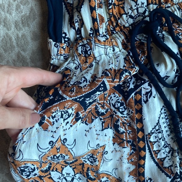 Cleobella Taka Moroccan Print Sleeveless Tie Waist Jumpsuit, size S - Picture 5 of 10